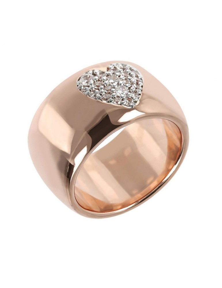 Bronzallure Ring Very High Heart Cubic Zirconia WSBZ01436W