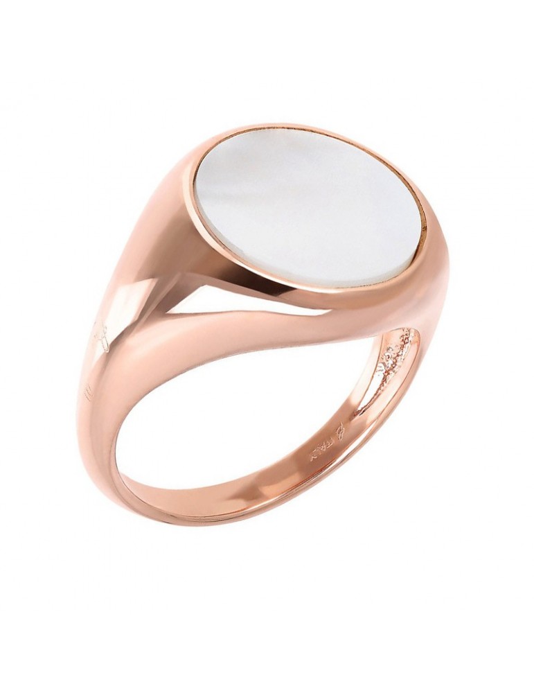 Anello Bronzallure - Alba - Chevalier-Madreperla-Misura 10-WSBZ00971WM