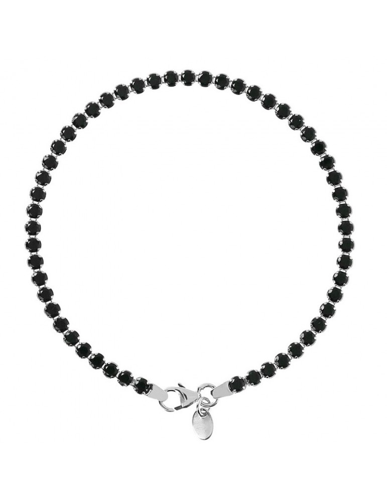 Bronzallure Bracelet - Altissima - Black Tennis-Spinelli-WSBZ00576WBSW