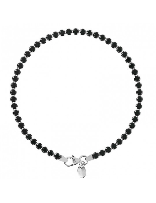 Bronzallure Bracelet - Altissima - Black Tennis-Spinelli-WSBZ00576WBSW