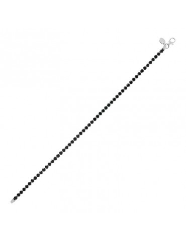 Bronzallure Bracelet - Altissima - Black Tennis-Spinelli-WSBZ00576WBSW 2