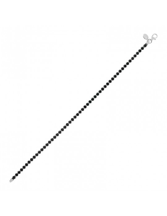 Bronzallure Bracelet - Altissima - Black Tennis-Spinelli-WSBZ00576WBSW