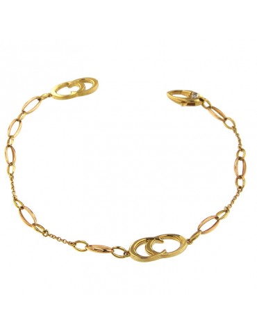 Chimento Bracelet - Tradition Gold Bamboo in 18K Yellow Gold and Rose Gold - 0