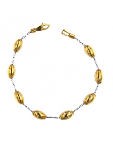 Chimento - Tradition Gold Bracelet in 18K White Gold with 18K Yellow Gold Spheres - 0 2