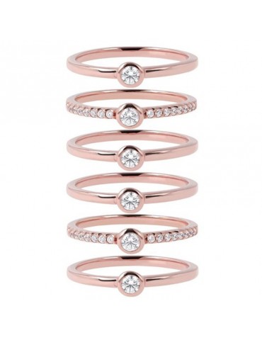 Bronzallure Ring Set - Purity - Zircons - Size 16 -WSBZ00764WR 2