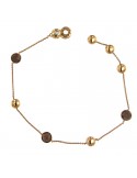 Chimento Bracelet - Seals in 18K Rose Gold with Smoke Quartz 21.5 cm - 0