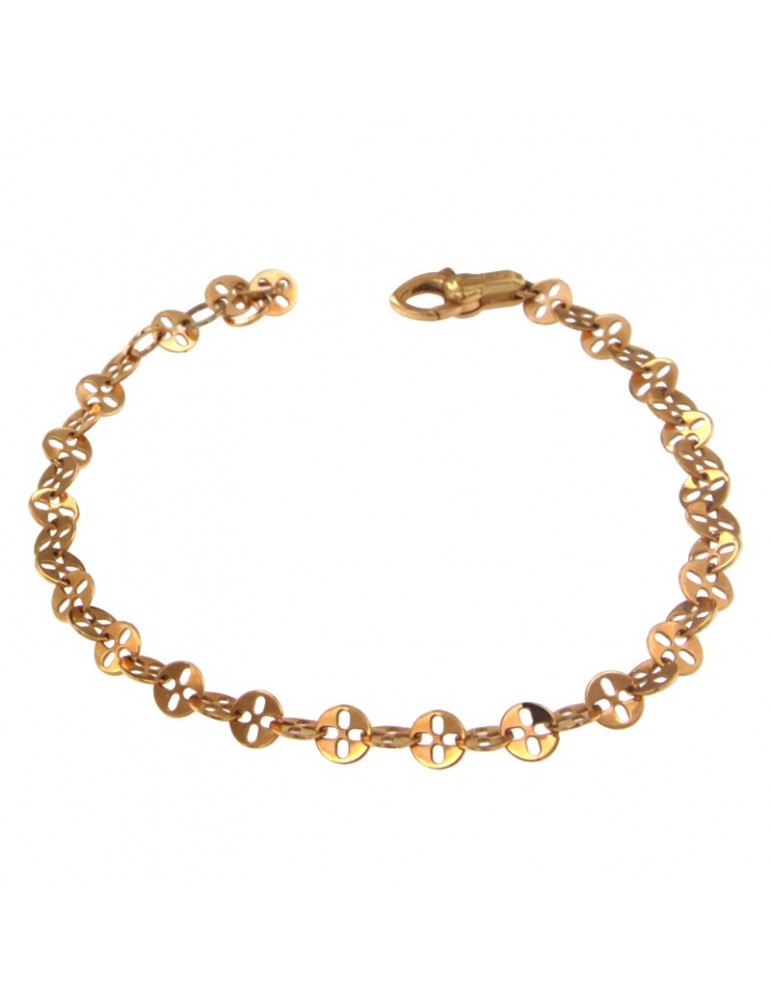 Chimento Women's Bracelet - Tradition Gold Accents in 18K Rose Gold 19 cm - 0
