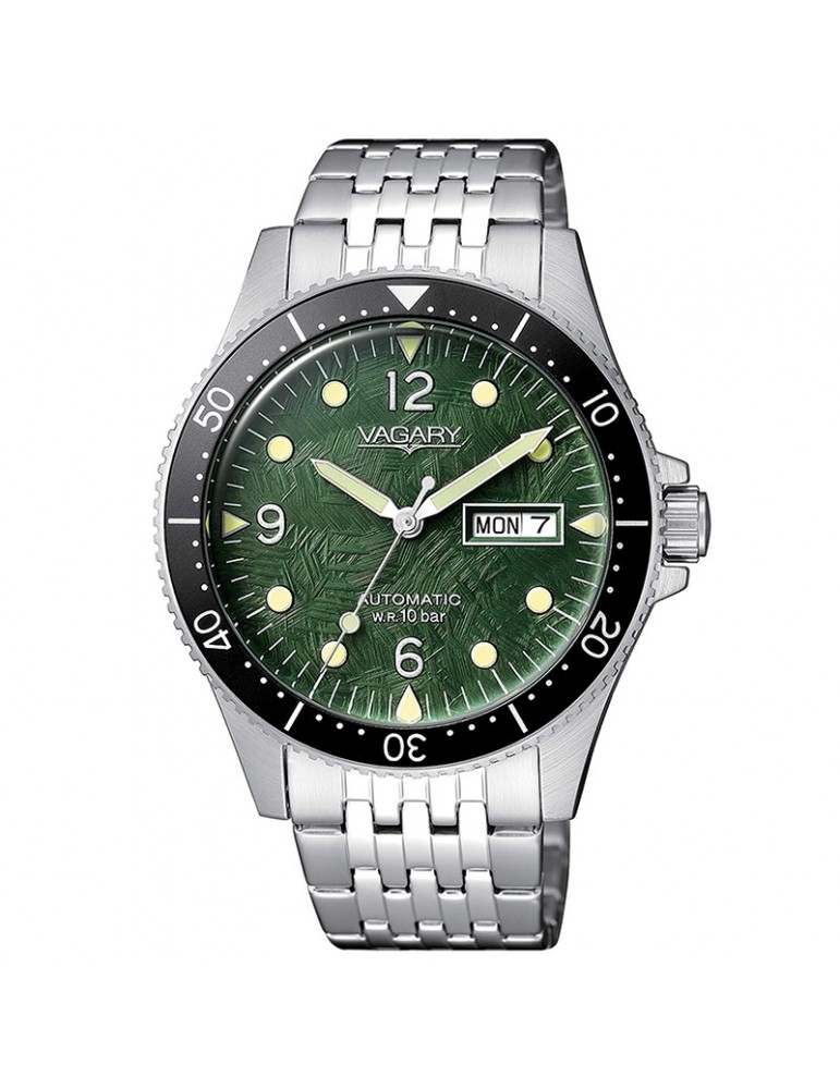 Vagary Watch Aqua Automatic 40mm Green -IX3-319-41