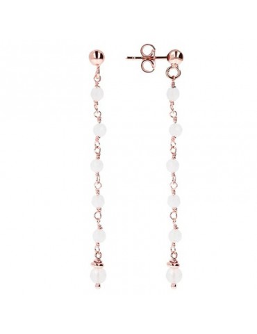 Bronzallure Earrings - Variegata - Pendants - White Quartz - WSBZ01263.WQ 2