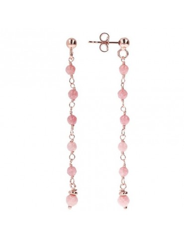 Orecchini Bronzallure - Variegata - Pendenti - Quarzo Rosa - WSBZ01263.PQ 2
