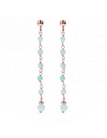 Bronzallure-Variegata-Pendants-Turquoise Quartz Earrings-WSBZ01263.LBQ