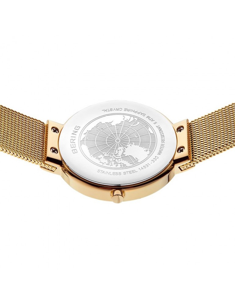 Orologio Bering - Classic - Solo Tempo - Gold -38mm-Cristalli-14531330