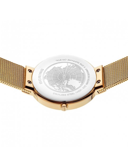 Orologio Bering - Classic - Solo Tempo - Gold -38mm-Cristalli-14531330