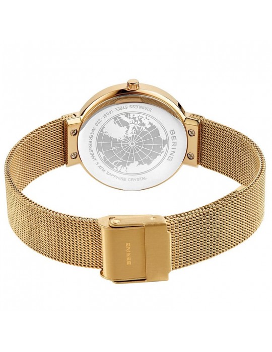 Orologio Bering - Classic - Solo Tempo - Gold -38mm-Cristalli-14531330