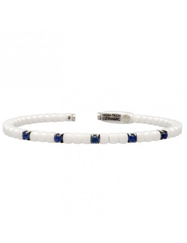 Bracciale Roberto Demeglio - Dado - Ceramica - Zaffiri Blu -DD4CB5GZB2
