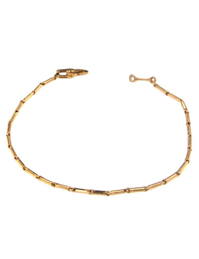 Chimento Bracelet - Tradition Gold Bamboo Classic in 18K Rose Gold 19cm - 0
