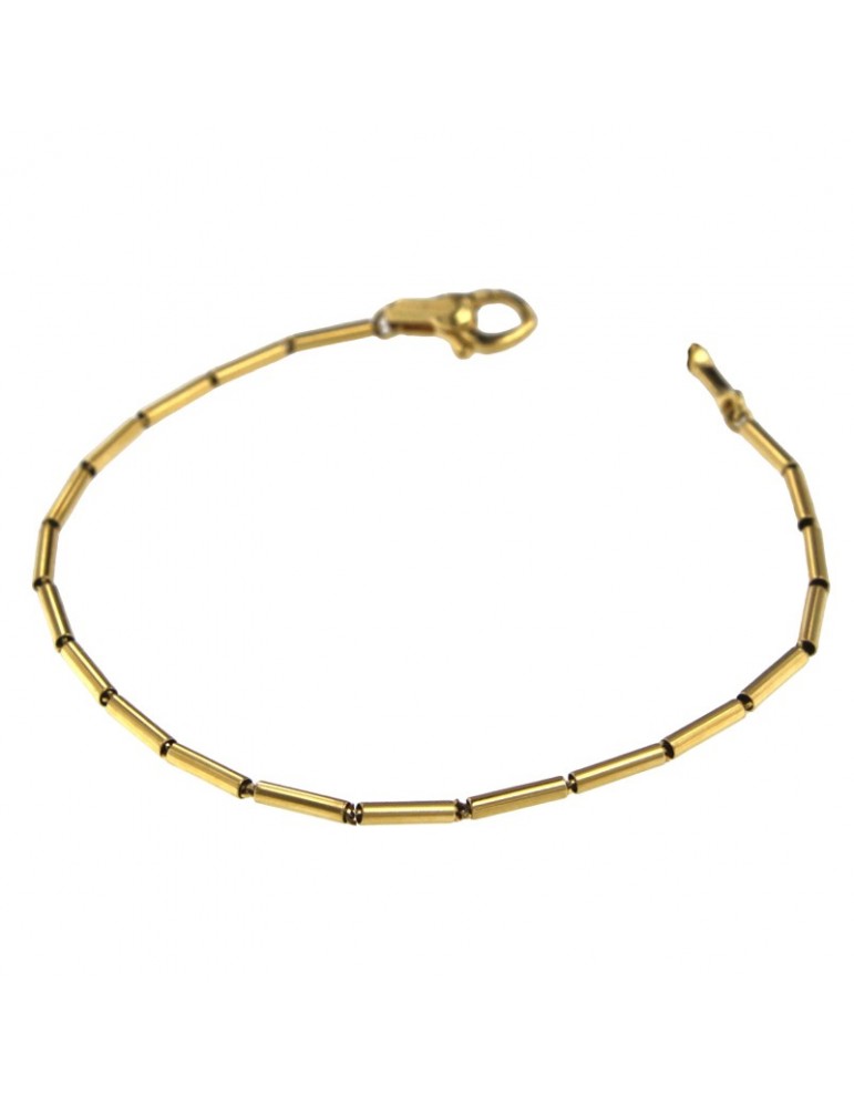Chimento Bracelet - Tradition Gold Bamboo Classic in 18K Yellow Gold 19cm - 0