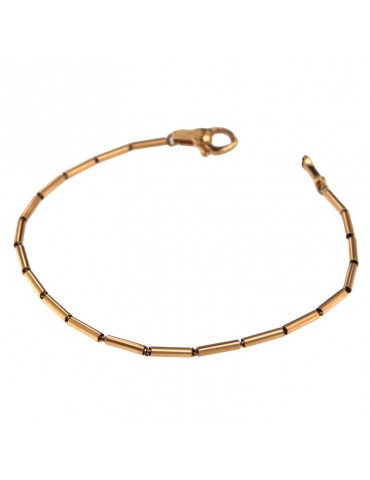 Chimento Bracelet - Tradition Gold Bamboo Classic in 18K Rose Gold 19cm - 0