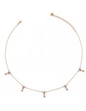 Collana Rue Des Mille -Stardust Tribe-Stelle-Zirconi Bianchi-GRZBO5STE