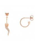 Mono Orecchino Rue Des Mille - Stardust -Corno-Zirconi-ORZMONOD1WCORNO