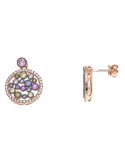 Orecchini Salvatore Plata - Vibrant - Argento 925% Rose Gold - Multicolore - 211A0023