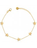 Bracciale Rue Des Mille - I Sogni Son Desideri-Gold-Stelle-BRCAT5STEAU