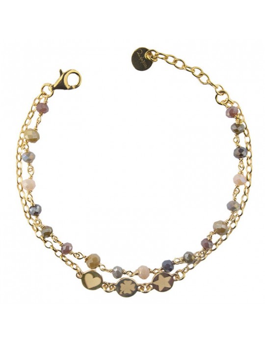 Rue Des Mille Bracelet - Gipsy Chic - Tierra - Double Strand-BRGIP2V4WAU