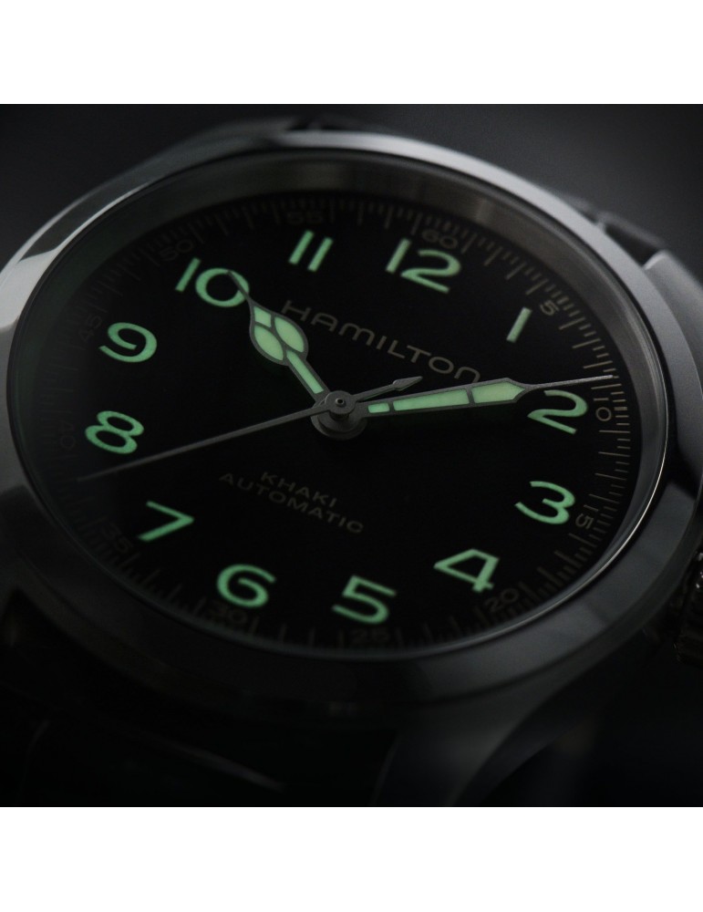 Orologio Hamilton - Khaki Field - Murph Automatico 38mm Nero - H70405730