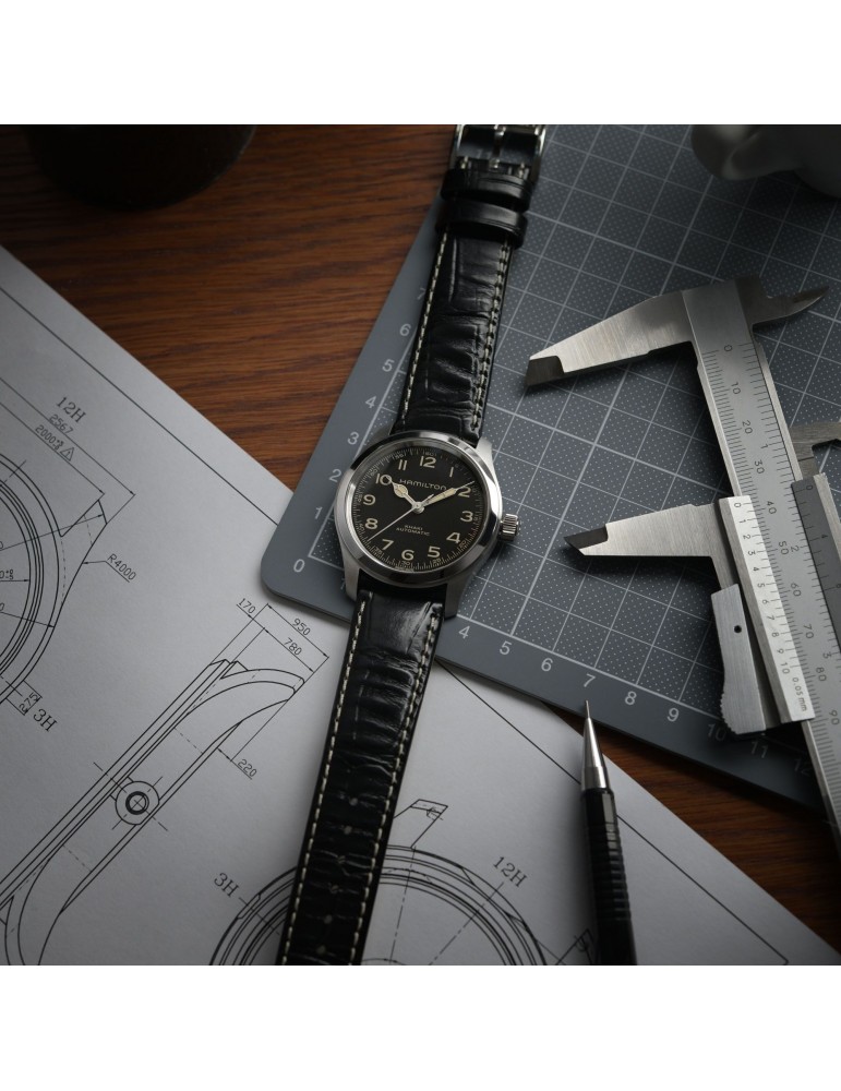 Orologio Hamilton - Khaki Field - Murph Automatico 38mm Nero - H70405730