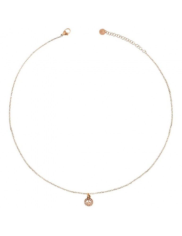Collana Rue Des Mille - Stardust - Rosè - Ciondolo Pace - GRZ011PACE