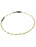 Chimento Bracelet - Tradition Gold Bamboo Classic in Yellow Gold and 18K Burnished Gold 19.5cm - 0