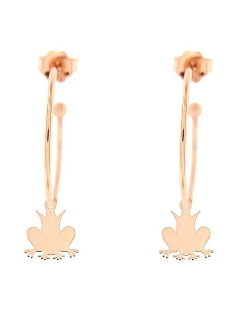 Earrings Rue Des Mille-I Sogni Son Desideri-Circle-Frog-ORD4RAN