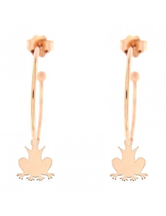 Earrings Rue Des Mille-I Sogni Son Desideri-Circle-Frog-ORD4RAN