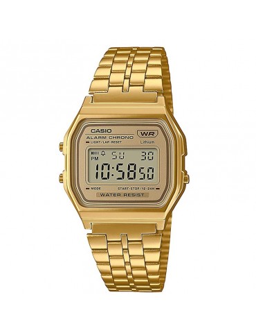 Orologio Casio Unisex - Vintage - Digitale - 33mm - Gold -A158WETG9AEF