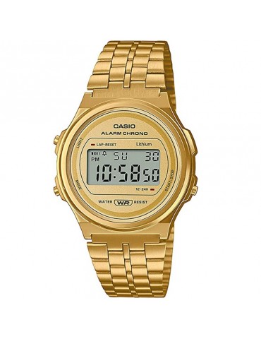 Orologio Casio - Vintage - Cassa Tonda - 38 mm - Gold - A171WEG9AEF