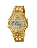 Casio watch - Vintage - Round case - 38 mm - Gold - A171WEG9AEF
