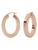 Unoaerre Earrings - Square - Rose Bronze - Oval - 4EXO00299R