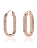 Orecchini Unoaerre - Square -Maglia Ovale-Tubo Quadrato-4EXO00399G-1AR