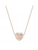 Collana Buonocore - Heart - Oro Rosa - Cuore - Diamanti Naturali 0,28 ct - 1033C01DP