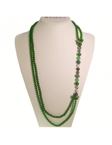 Collana Rajola - Odessa - Giada Verde - Agata Muschiata - 4540824