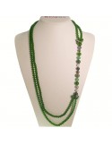 Rajola Necklace - Odessa - Green Jade - Moss Agate - 4540824