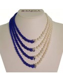 Collana Rajola - Fiaba - Multifilo - Giada Blu - Perle - 544195G