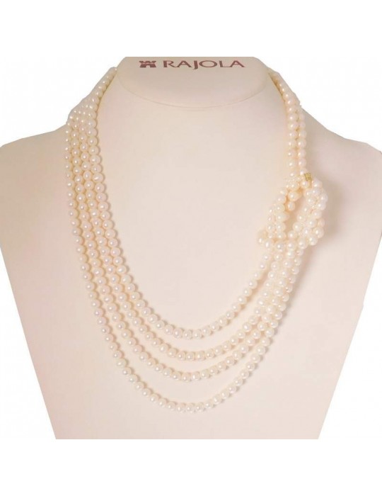 Collana Rajola - Abbracci - Perle Biwa - Madreperla - 5462214C