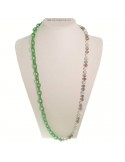 Rajola Necklace - Tecna - Multicolor Pearls - Green Aventurine-5468217L1