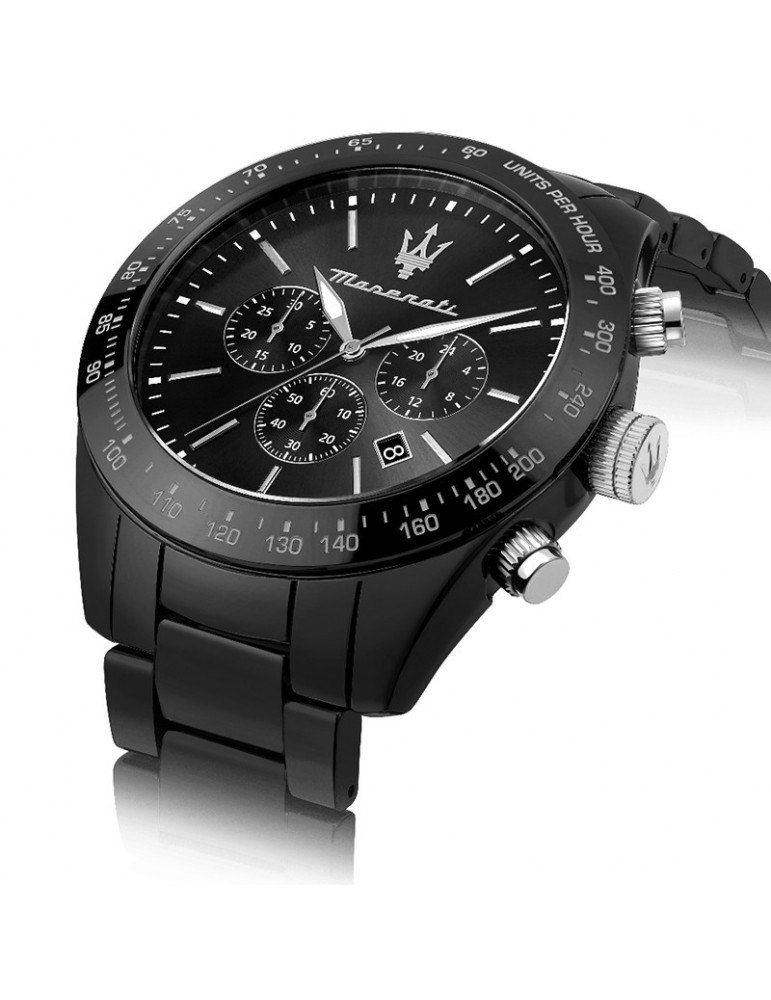 Maserati Men's Watch - Traguardo Ceramic Chronograph Black 45mm - 0