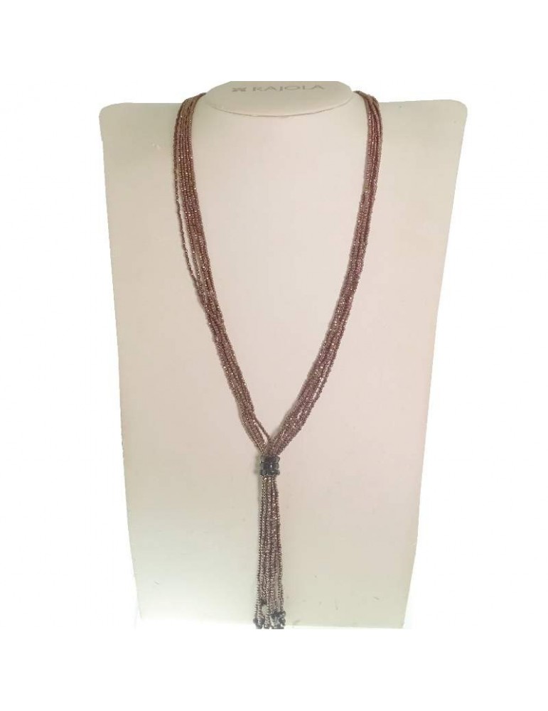 Collana Rajola - Charleston - Multifilo - Ematite-Spinello Nero-547023