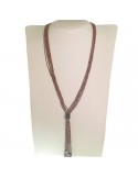 Rajola Necklace - Charleston -Multistrand-Hematite-Black Spinel-547023