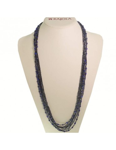 Rajola Necklace - Waltz - Long - Blue Spinels - Lapis Lazuli -546992L