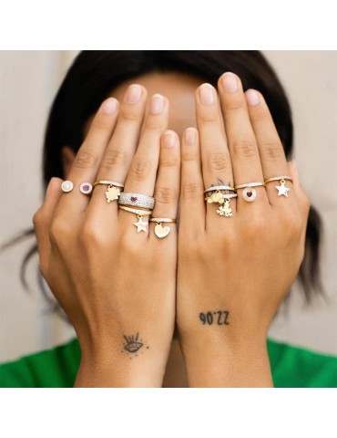 Anello Rue Des Mille - I Sogni Son Desideri - Zirconi-Stella-ANGBM1STE 2