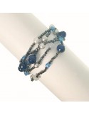 Bracciale Rajola da Donna - Jazz - Agata Blu - Spinelli Neri -54681218